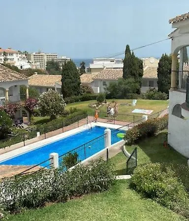 Lux 2 Kmr App Stella Blanca Met Zwembaden Airco En Zeezicht Lägenhet Fuengirola