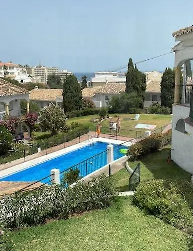 Lux 2 Kmr App Stella Blanca Met Zwembaden Airco En Zeezicht Apartament Fuengirola