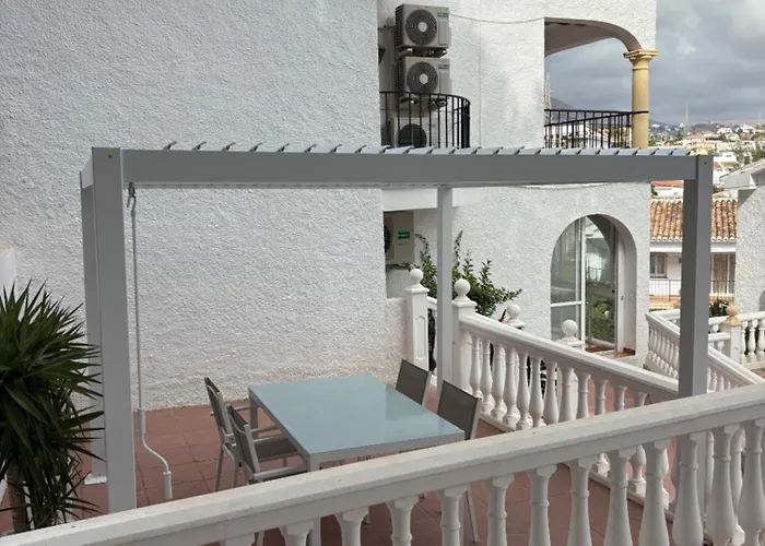 Lux 2 Kmr App Stella Blanca Met Zwembaden Airco En Zeezicht Apartament Fuengirola